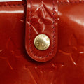 Louis Vuitton Red Vernis Kisslock Wallet Patent #3246 by Bolt Boutique