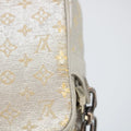 Louis Vuitton Silver Monogram Shine McKenna Shoulder Bag #2408 by Bolt Boutique