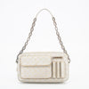 Louis Vuitton Silver Monogram Shine McKenna Shoulder Bag #2408