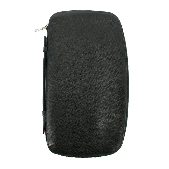 Louis Vuitton Taiga Leather Black Organizer Travel Wallet #3018 by Bolt Boutique