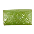 Louis Vuitton Vernis Green Trifold Long Wallet #3836 by Bolt Boutique