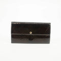 Louis Vuitton Vernis Patent Leather Purple Sarah Long Wallet #3693 by Bolt Boutique