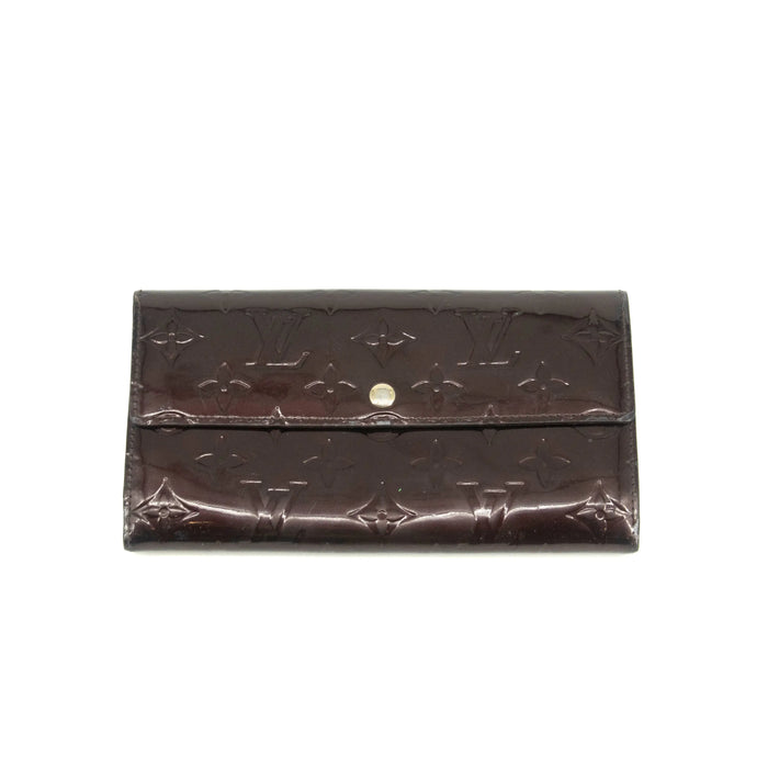 Louis Vuitton Vernis Patent Leather Purple Sarah Wallet #3713 by Bolt Boutique