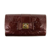 Louis Vuitton Vernis Turnlock Sarah Portefeuille Wallet #3150