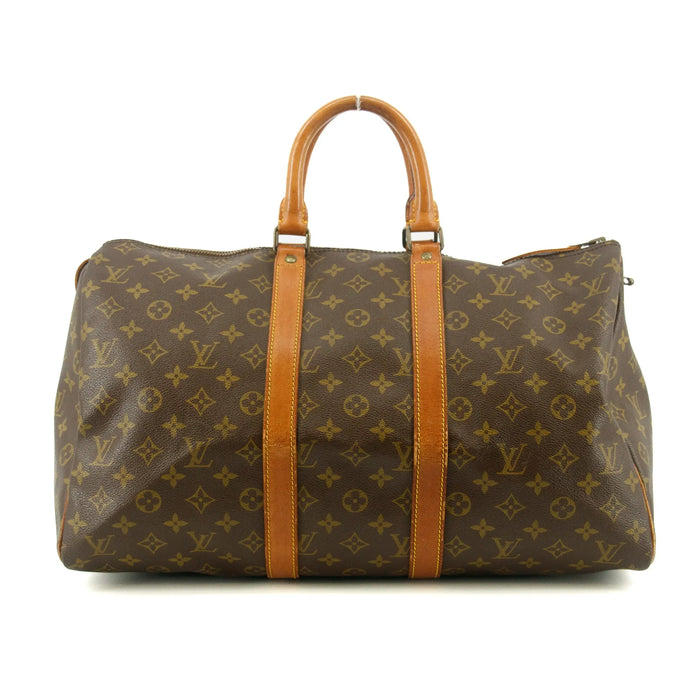 Louis Vuittton Monogram Canvas Brown Keepall 45 Boston Bag #5789 by Bolt Boutique