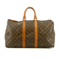 Louis Vuittton Monogram Canvas Brown Keepall 45 Boston Bag #5789 by Bolt Boutique
