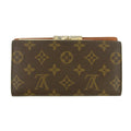 Louis Vuittton Monogram Canvas Brown Long Kisslock Wallet #5392 by Bolt Boutique