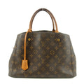 Louis Vuittton Monogram Canvas Brown Montaigne MM Handle Bag #5286 by Bolt Boutique