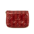 Louis Vuttion Red Vernis Zippy Compact Card Case #3862 by Bolt Boutique