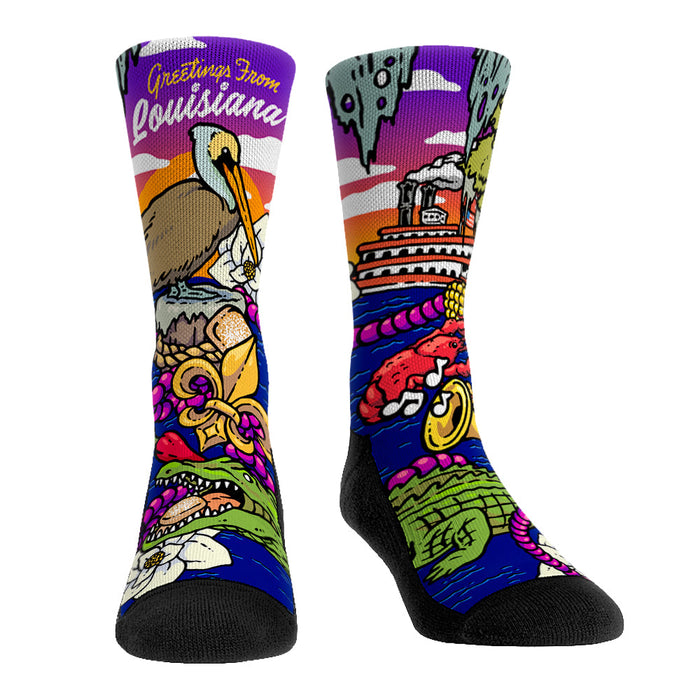 Greetings From Louisiana by Rock 'Em Socks