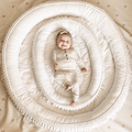 Macrame Oval Play Mat & Round Play Mat Bundle by Finn + Emma
