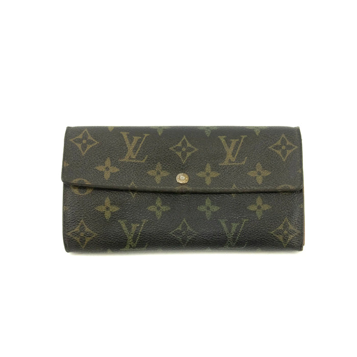 Lous Vuitton Monogram Canvas Sarah Long Wallet #3945 by Bolt Boutique