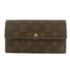 Lous Vuitton Monogram Canvas Sarah Long Wallet #5153