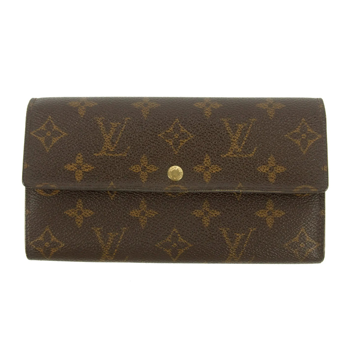Lous Vuitton Monogram Canvas Sarah Long Wallet #5153 by Bolt Boutique