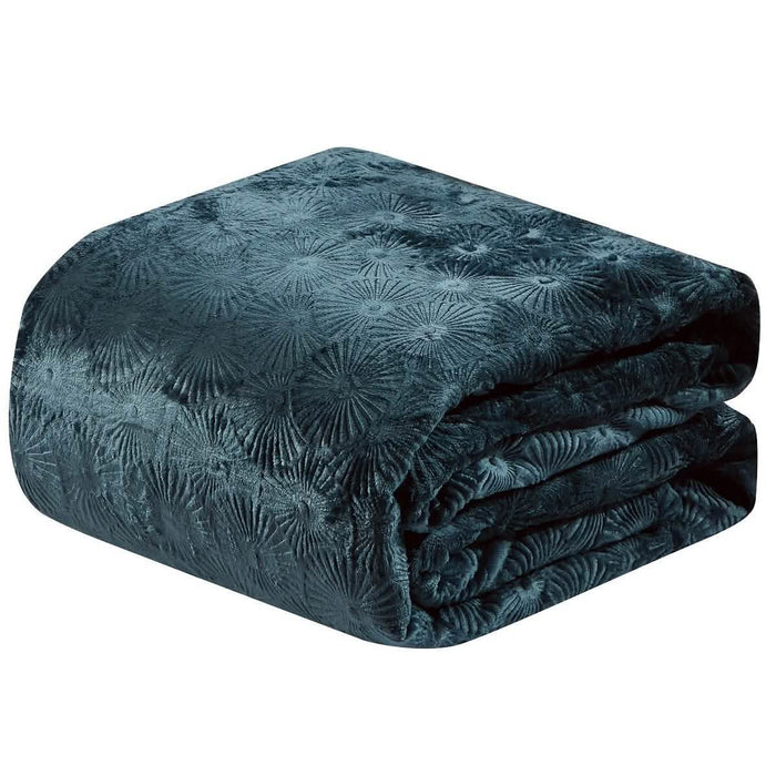 Louvre Blanket-Teal-King by DailySale