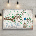 Love Birds Couple Sign by Tailored Canvases
