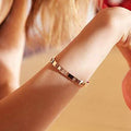 Love Friendship Bracelet Bangle with Cubic Zirconia Stones by DailySale