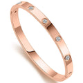 Love Friendship Bracelet Bangle with Cubic Zirconia Stones by DailySale