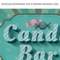 Love Is Sweet Take A Treat Candy Bar Sign III by Tailored Canvases