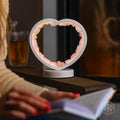 Love Magnet - Rose Quartz Heart Lamp by Conscious Items