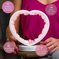 Love Magnet - Rose Quartz Heart Lamp by Conscious Items