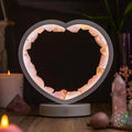 Love Magnet - Rose Quartz Heart Lamp by Conscious Items