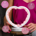 Love Magnet - Rose Quartz Heart Lamp by Conscious Items