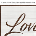 Love You More Sign III by Tailored Canvases
