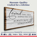 Love You Still Sign II by Tailored Canvases