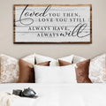 Love You Still Sign II by Tailored Canvases