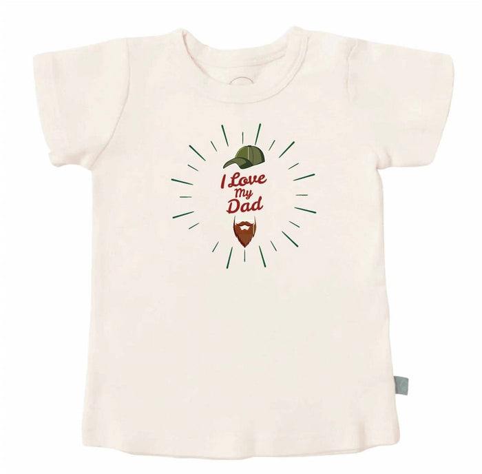 graphic tee | love dad beard by Finn + Emma
