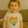 graphic tee | loved rainbow heart by Finn + Emma