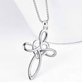 Lovely Sterling Silver Cross Pendant Necklace by DailySale