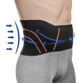 Lower Back Braces Pain Relief Adjustable Lumbar Support Belt by DailySale