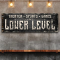 Lower Level Sign by Tailored Canvases