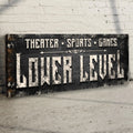 Lower Level Sign by Tailored Canvases