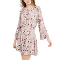 American Rag Juniors Ruffled Floral-Print Peasant Dress, Size XXS by Vanessa Jane
