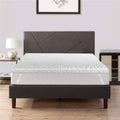 LSOFT Mattress Pad Gel Infused Memory Foam Mattress Topper 4 Corner Elastic Anchor Band Washable Bed Cover by DailySale