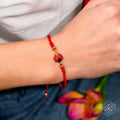 Lucky Ladybug - Four-Strand Red String Bracelet by Conscious Items