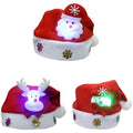 Luminous Christmas Hat Glowing Santa Claus, Snowman, Deer Christmas Hat by DailySale