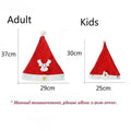 Luminous Christmas Hat Glowing Santa Claus, Snowman, Deer Christmas Hat by DailySale