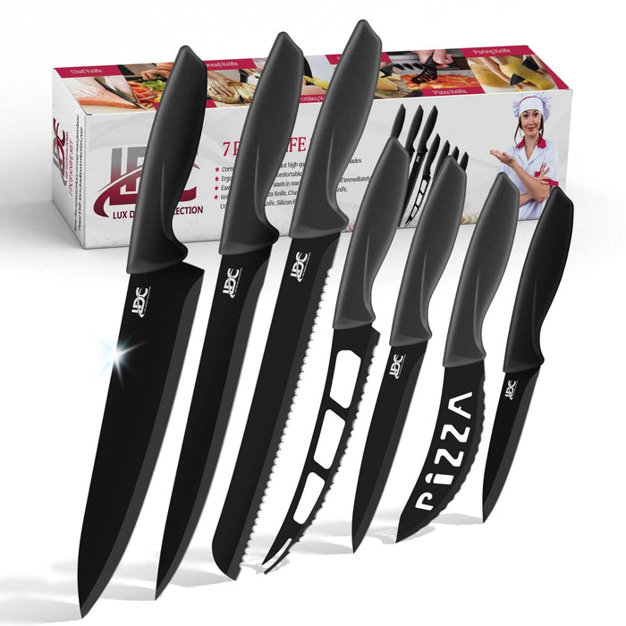 Lux Decor Collection Kitchen Knife Set Ultra Sharp Stainless Steel Knives Set by DailySale