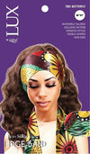 Lux by Qfitt Pattern Luxury Silky Satin Edge Band