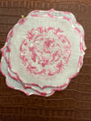Luxe Home Collection Embroidered Linen Napkins, Set of 4