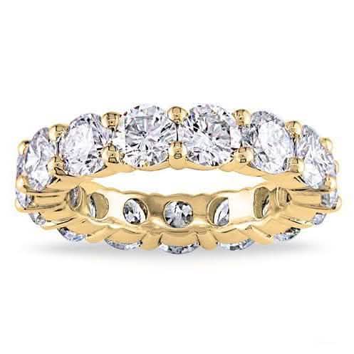 Luxury 6 CTTW Sterling Silver CZ Eternity Ring by DailySale
