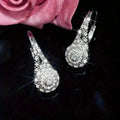 Luxury Eight Heart Earrings with Cubic Zirconia by DailySale