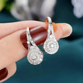 Luxury Eight Heart Earrings with Cubic Zirconia by DailySale