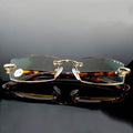 Luxury Men Diamond Glasses by DailySale