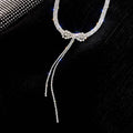 Luxury Trendy Crystal Choker Necklace Clavicle Chain Necklace For Women Wedding Fashion Jewelry Collar by DailySale