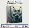 Lynx Double Exposure Wall Art by Tailored Canvases